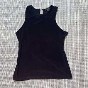 HALOGEN Women's Tank Top Size S In Black